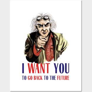 Go back to the future Posters and Art